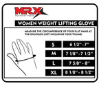 MRX Women's Weight Lifting Gloves for Gym Training and Workouts - Durable, Comfortable Grip