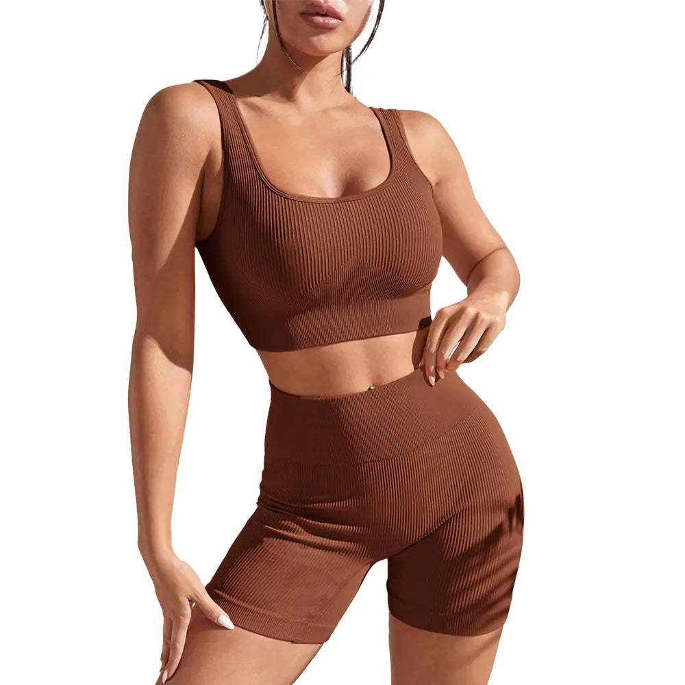 FlexFit High-Waist Yoga Ensemble