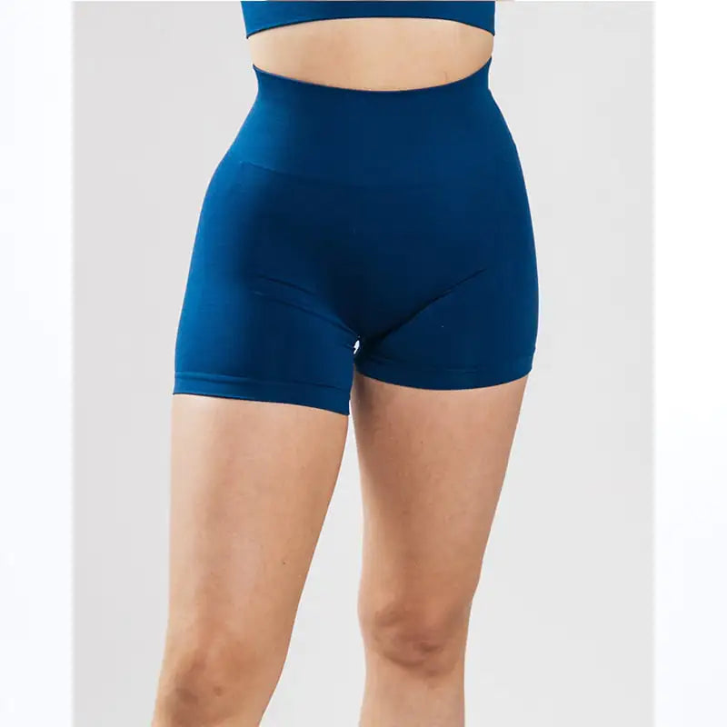 SleekFit High Waist Gym Shorts