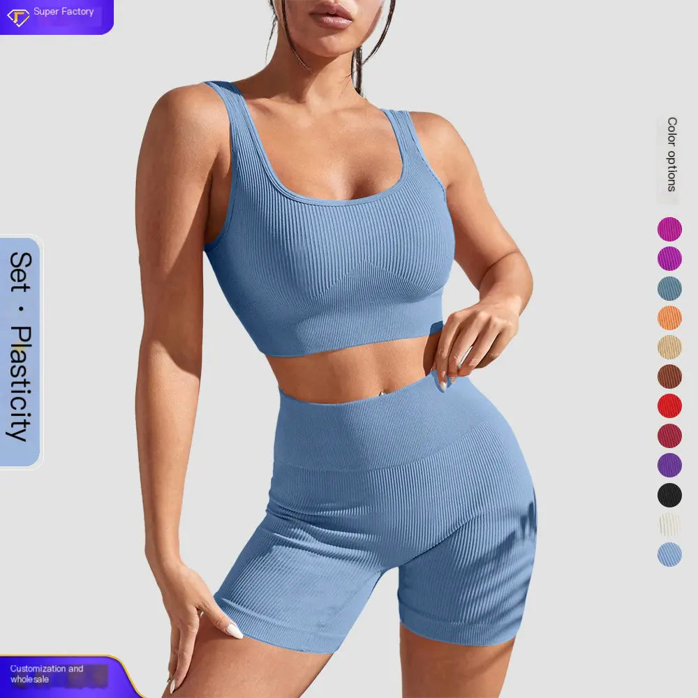 FlexFit High-Waist Yoga Ensemble