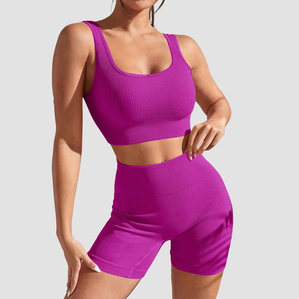 FlexFit High-Waist Yoga Ensemble