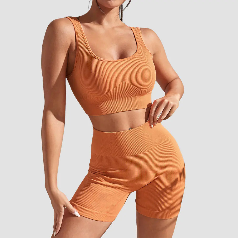 FlexFit High-Waist Yoga Ensemble