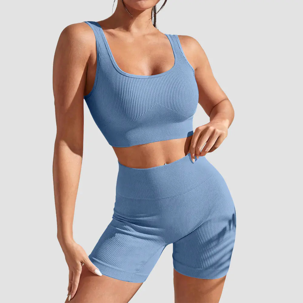 FlexFit High-Waist Yoga Ensemble