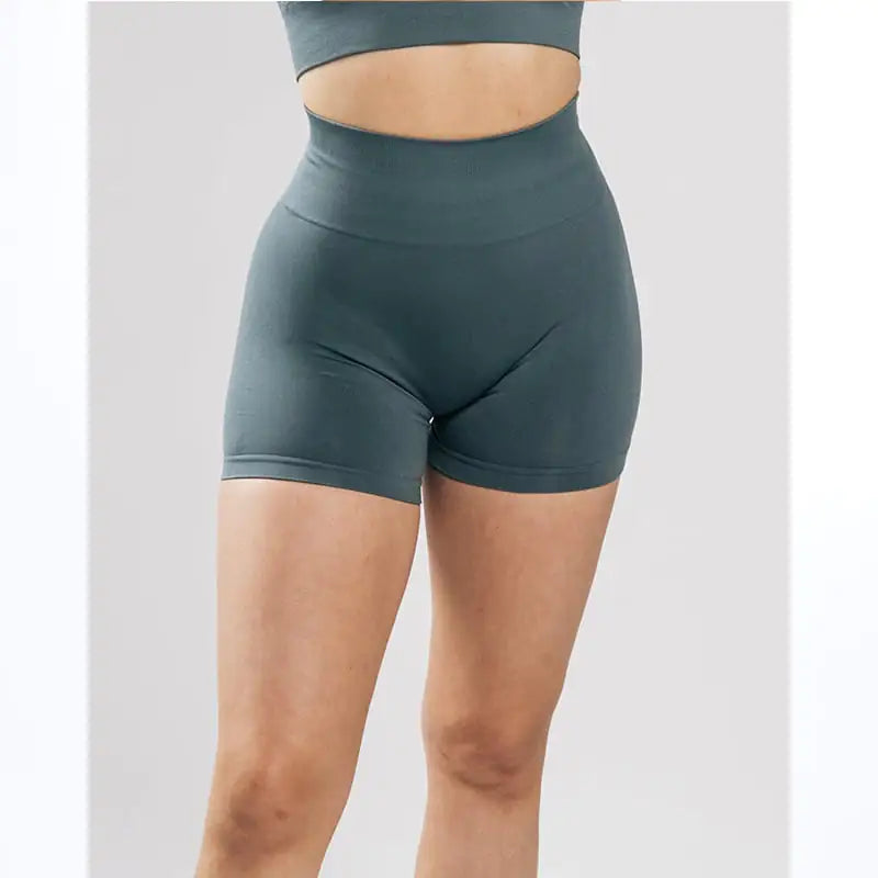 SleekFit High Waist Gym Shorts