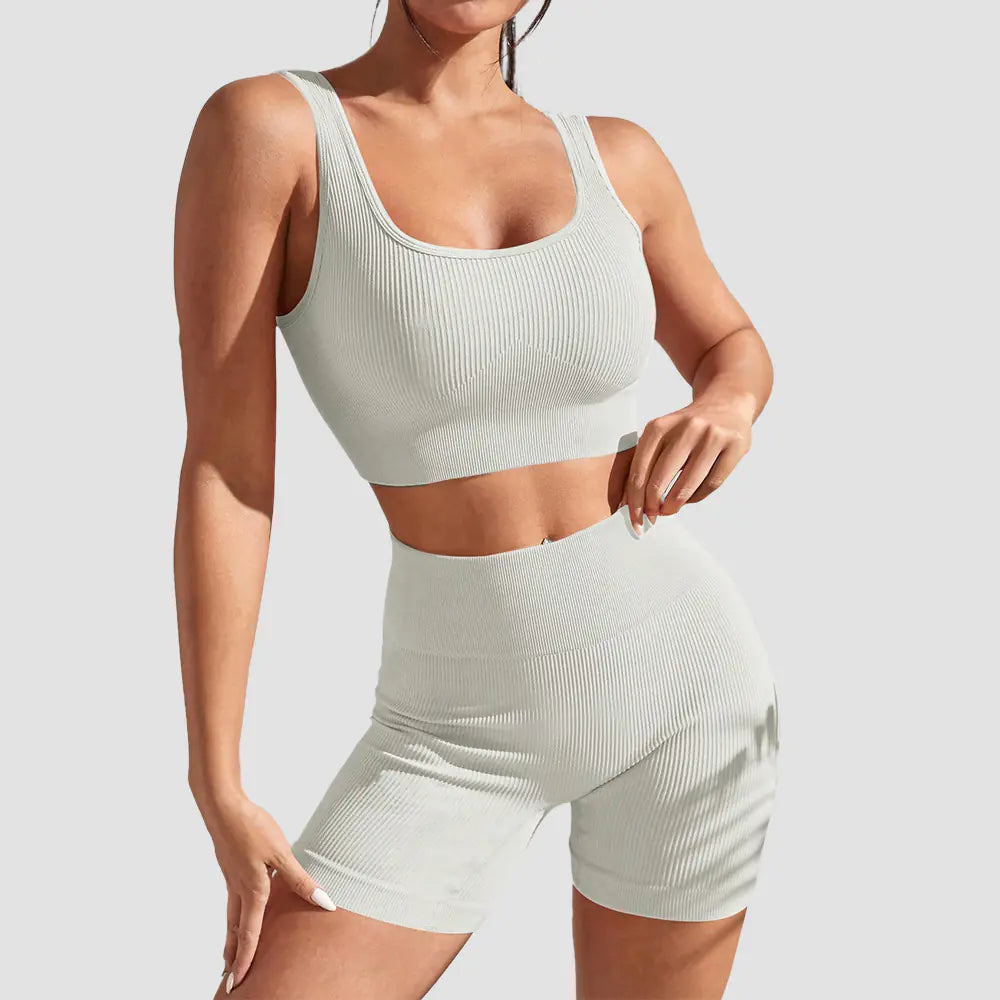 FlexFit High-Waist Yoga Ensemble