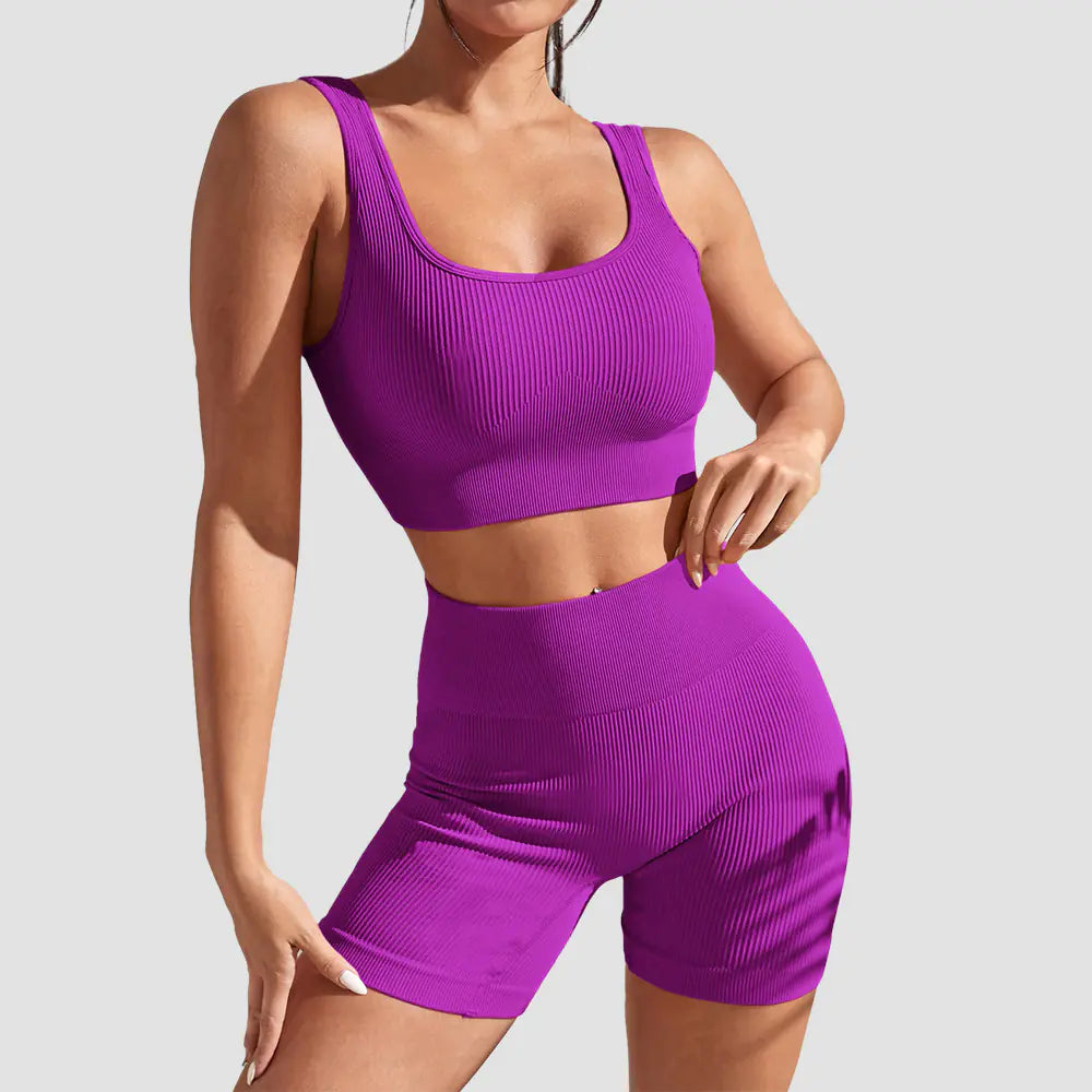 FlexFit High-Waist Yoga Ensemble
