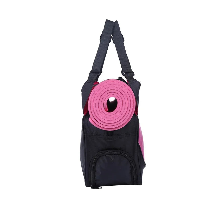 Waterproof Adjustable Gym Bag with Yoga Mat Carrier