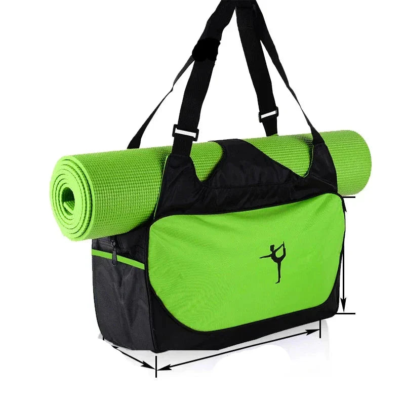 Waterproof Adjustable Gym Bag with Yoga Mat Carrier