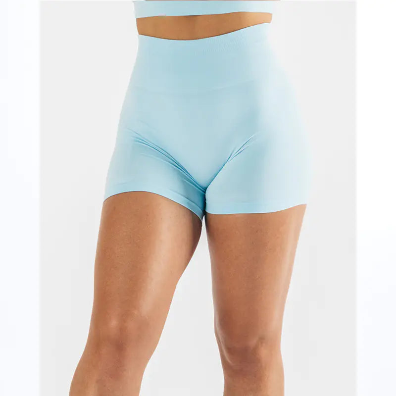 SleekFit High Waist Gym Shorts