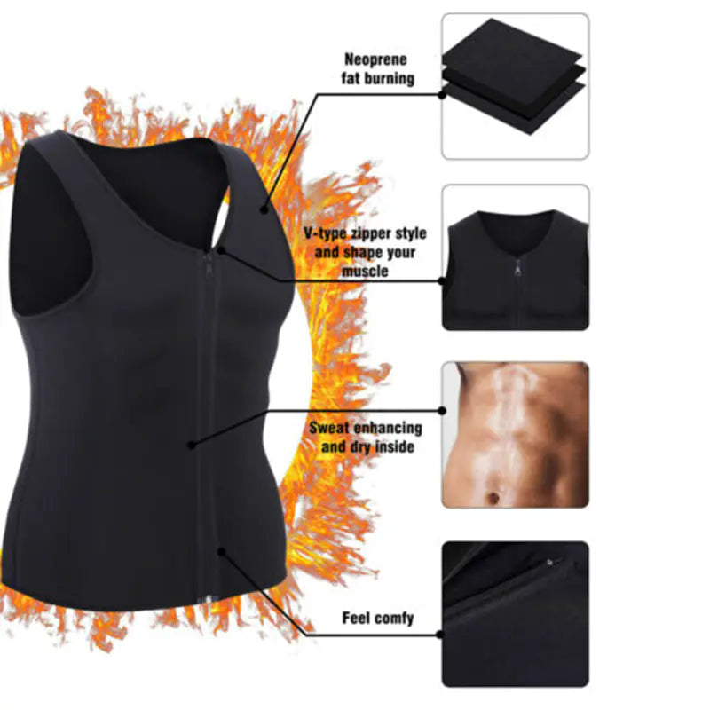 Men's Weight Loss Sauna Vest