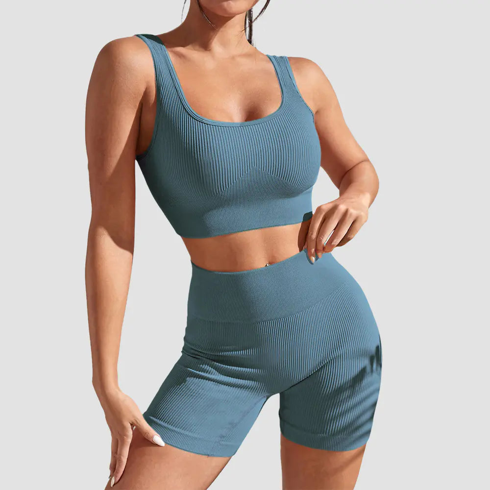 FlexFit High-Waist Yoga Ensemble