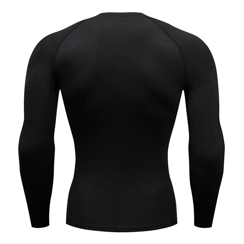 Men Running Compression T-shirt Long sleeves Sport Tees Gym Fitness Sweatshirt Male Jogging Tracksuit Homme Athletic Shirt Tops