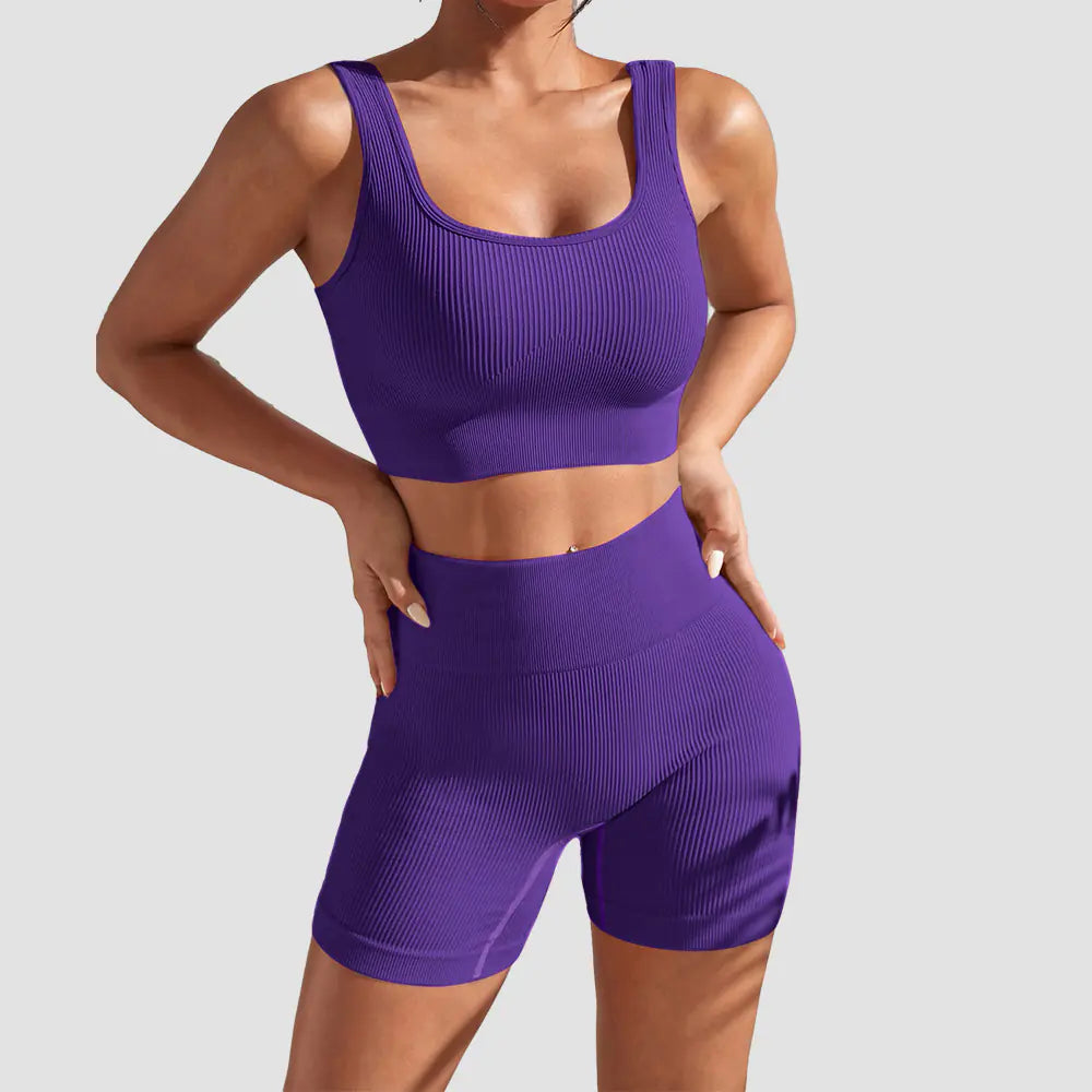 FlexFit High-Waist Yoga Ensemble