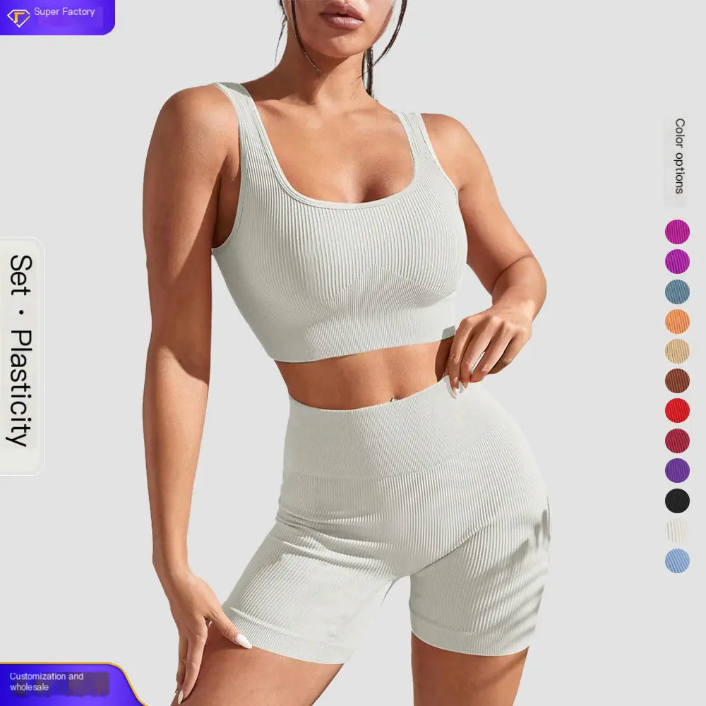 FlexFit High-Waist Yoga Ensemble