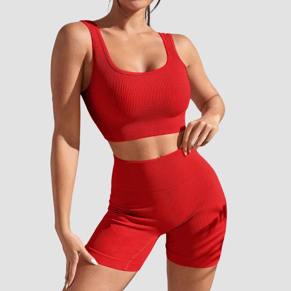 FlexFit High-Waist Yoga Ensemble
