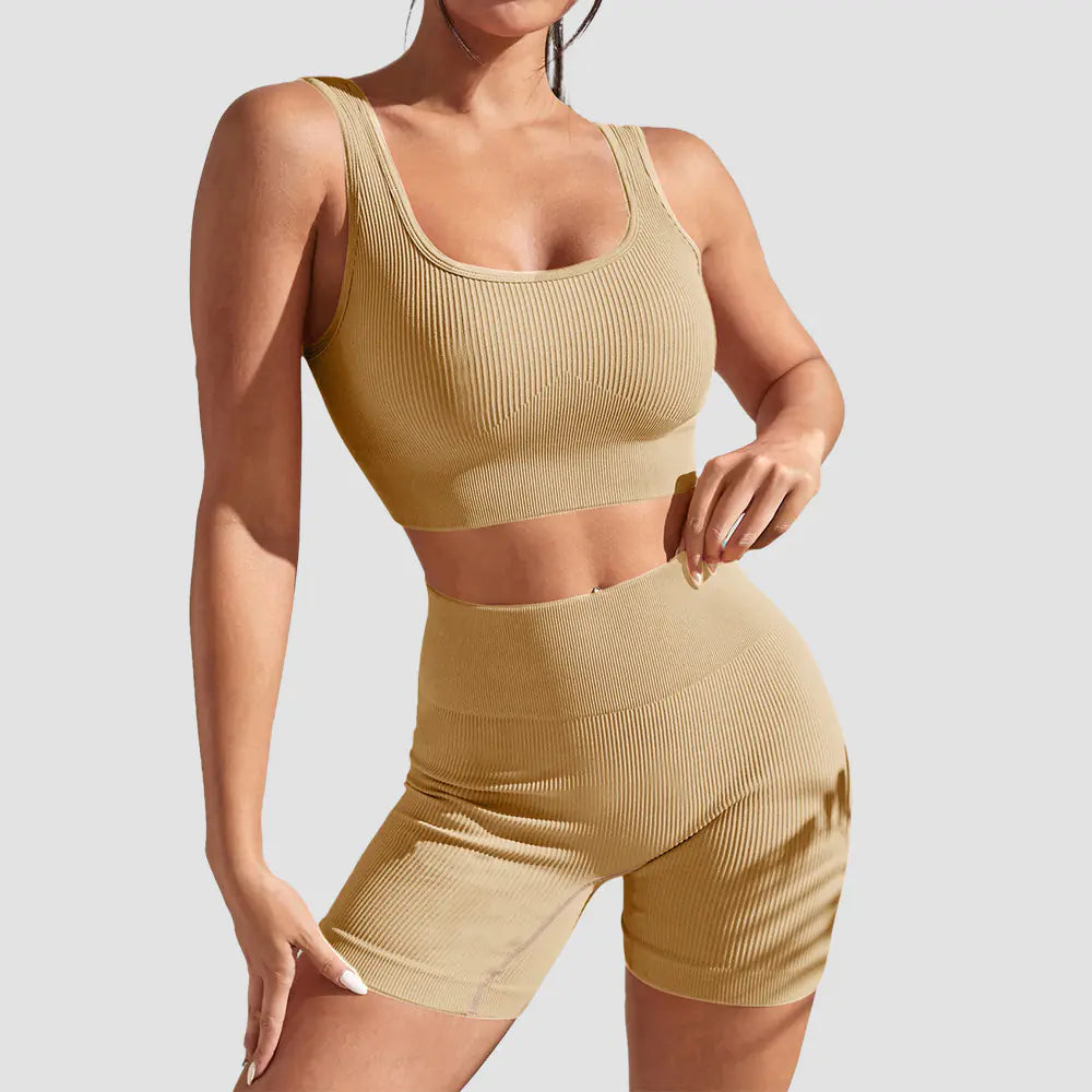 FlexFit High-Waist Yoga Ensemble